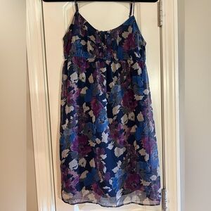 Multi floral short dress. Aerie size S/P (small)